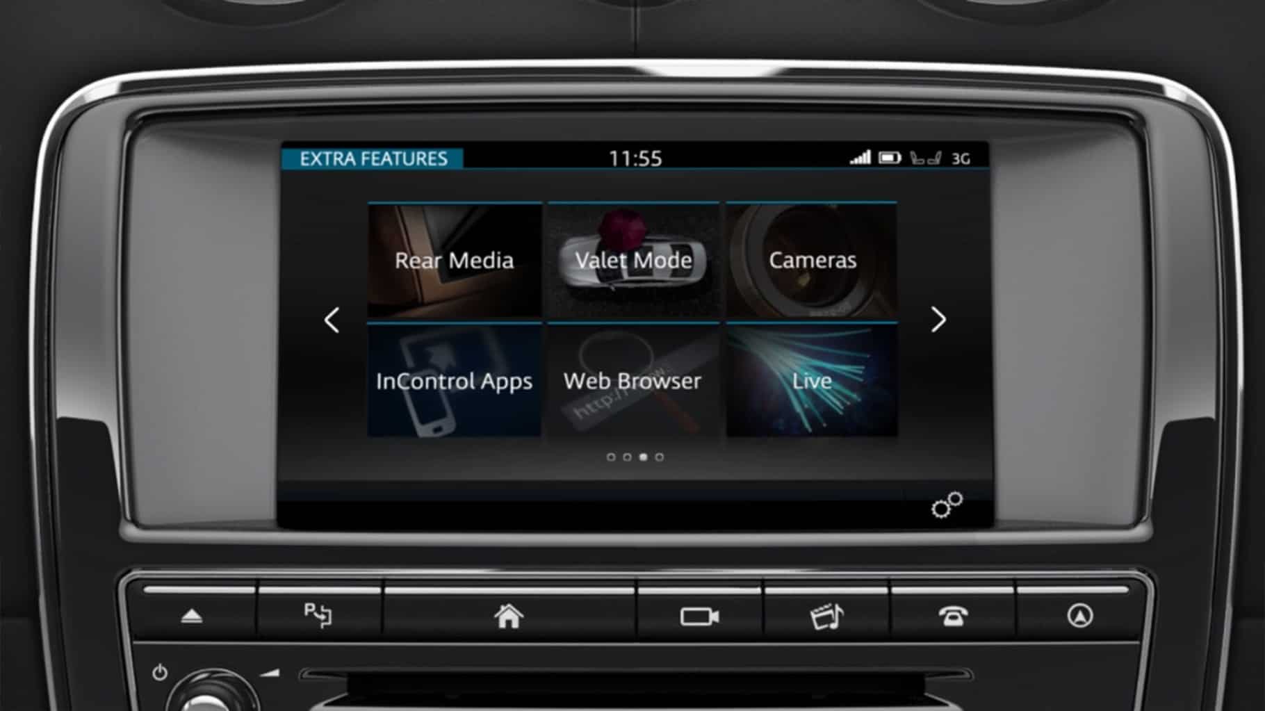 Jaguar XJ's InControl Touch Pro: Extra Features information video.