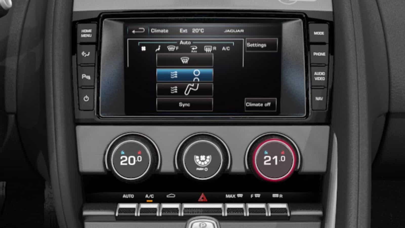 Automatic Climate Control Touch Screen Dsiplay