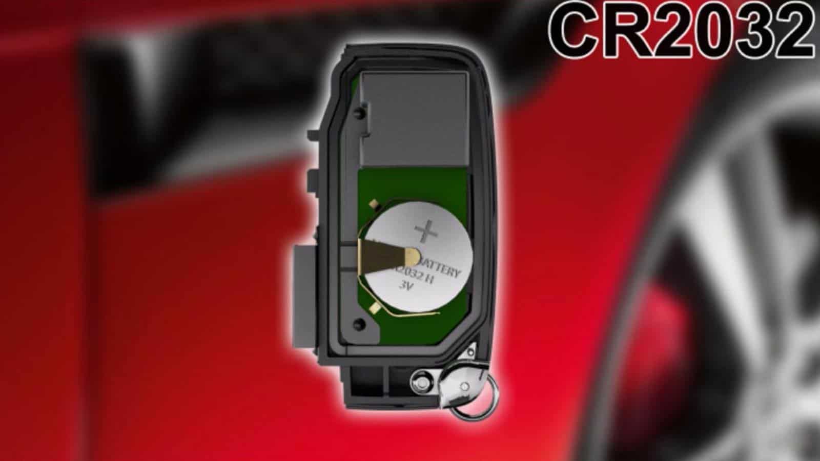 Cut-Away View Of Smart Key With Focus On The Internal Battery