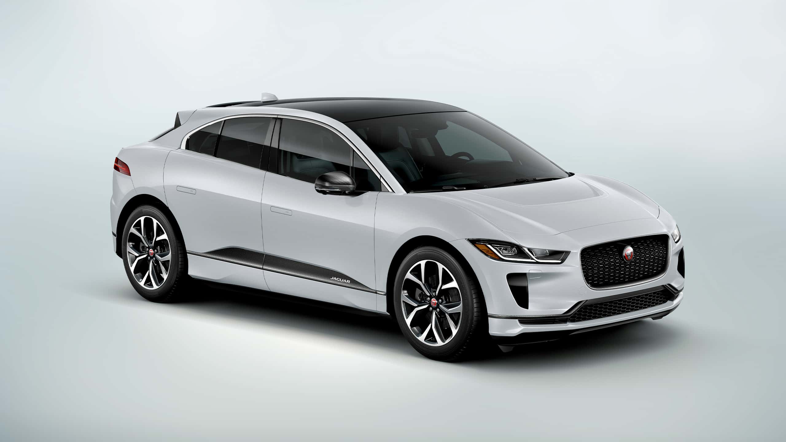 Jaguar I Pace front right profile with gradiant background
